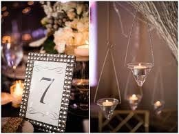 decoration de table avec accessoire diamant